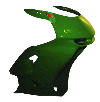 green kawasaki zx6r fairing by ardracing.com