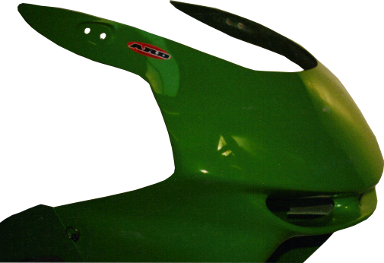 kawasaki zx6r fairing in green by ardracing.com