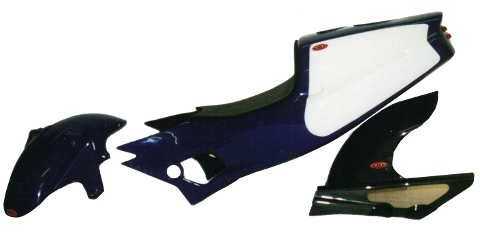 kawasaki seat tail hugger fender